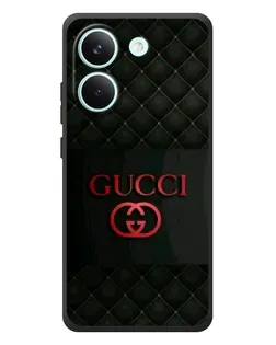 Чохол для Xiaomi Poco X8 Pro з картинкою «Gucci — стьобаний чорний»