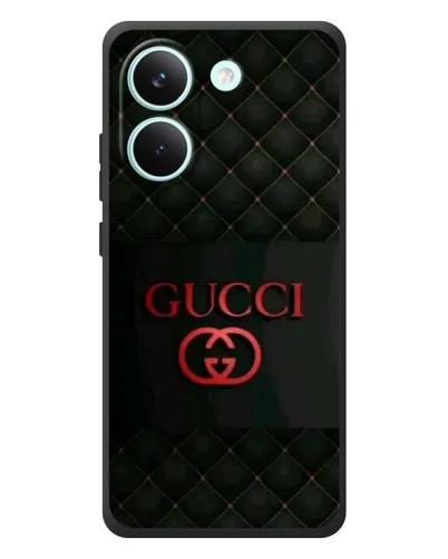 Чохол для Xiaomi Poco X8 Pro з картинкою «Gucci — стьобаний чорний»