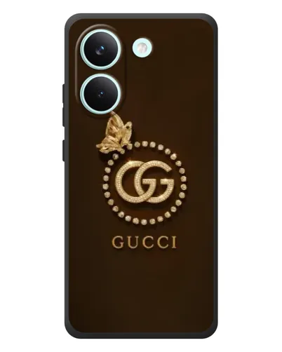 Чохол для Xiaomi Poco X8 Pro з картинкою «Gucci — золотий метелик»