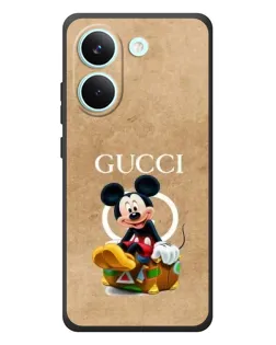 Чохол для Xiaomi Poco X8 Pro з картинкою «Міккі Маус Gucci — крафт»