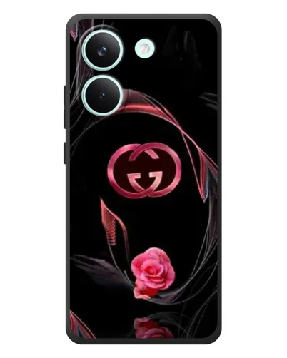Чохол для Xiaomi Poco X8 Pro з картинкою «Gucci — неонова троянда»