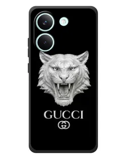 Чохол для Xiaomi Poco X8 Pro з картинкою «Gucci — срібний лев» Чохол для Xiaomi Poco X8 Pro з картинкою «Gucci — срібний лев»