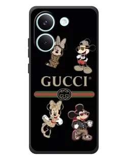 Чохол для Xiaomi Poco X8 Pro з картинкою «Gucci — герої Disney та монограма» Чохол для Xiaomi Poco X8 Pro з картинкою «Gucci — герої Disney та монограма»