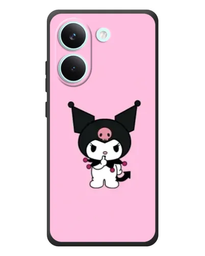 Чохол для Xiaomi Poco X8 Pro з картинкою «Kuromi — рожева ніжність»