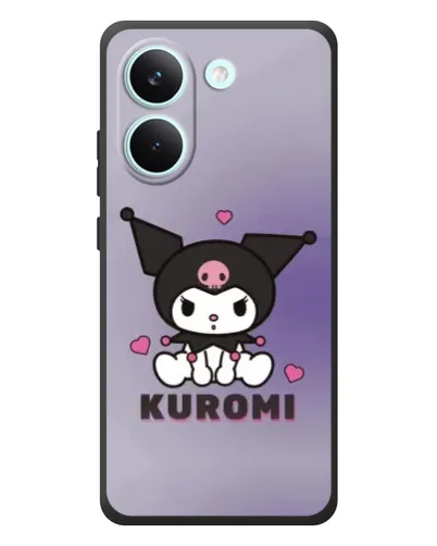 Чохол для Xiaomi Poco X8 Pro з картинкою «Kuromi — фіолетовий арт»