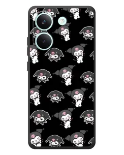 Чохол для Xiaomi Poco X8 Pro з картинкою «Чорний паттерн Kuromi» Чохол для Xiaomi Poco X8 Pro з картинкою «Чорний паттерн Kuromi»