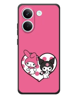 Чохол для Xiaomi Poco X8 Pro з картинкою «Kuromi та My Melody» Чохол для Xiaomi Poco X8 Pro з картинкою «Kuromi та My Melody»