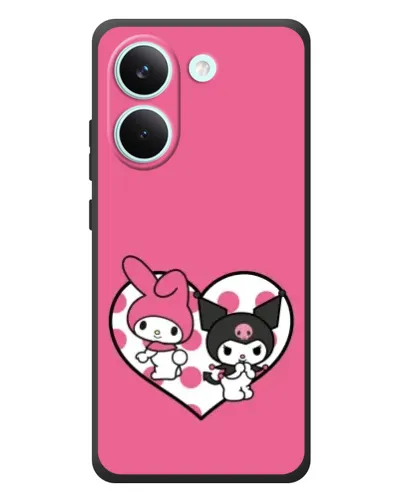 Чохол для Xiaomi Poco X8 Pro з картинкою «Kuromi та My Melody»