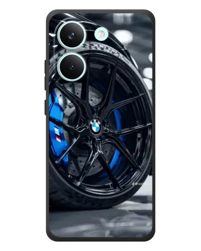 Чохол для Xiaomi Poco X8 Pro з картинкою «Колесо BMW зблизька»
