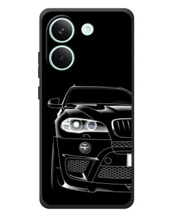 Чохол для Xiaomi Poco X8 Pro з картинкою «Темний силует BMW»