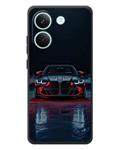 Чохол для Xiaomi Poco X8 Pro з картинкою «BMW на мокрій дорозі»