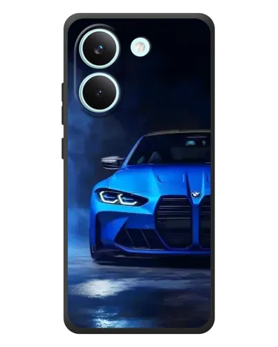 Чохол для Xiaomi Poco X8 Pro з картинкою «Блакитна BMW M4»