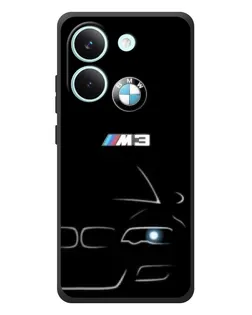 Чохол для Xiaomi Poco X8 Pro з картинкою «Мінімалістичний принт BMW M3»