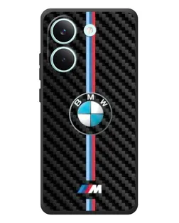 Чохол для Xiaomi Poco X8 Pro з картинкою «Емблема BMW та карбон»