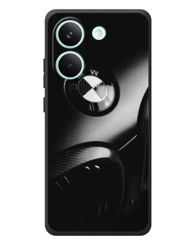 Чохол для Xiaomi Poco X8 Pro з картинкою «Емблема BMW — макро»