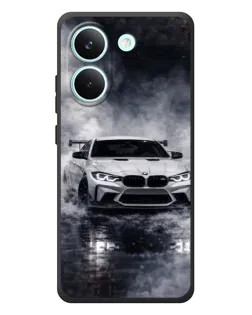 Чохол для Xiaomi Poco X8 Pro з картинкою «BMW крізь туман»