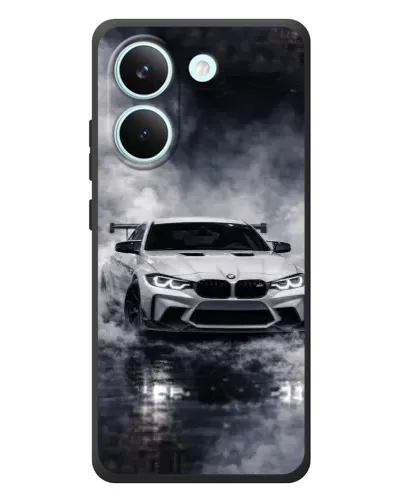 Чохол для Xiaomi Poco X8 Pro з картинкою «BMW крізь туман»