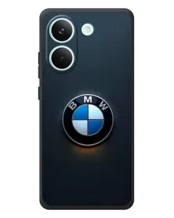 Чохол для Xiaomi Poco X8 Pro з картинкою «Логотип BMW — мінімалізм»