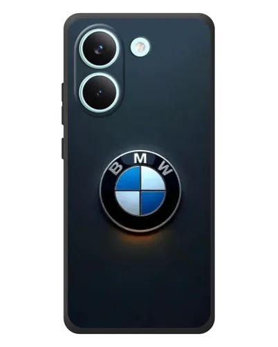 Чохол для Xiaomi Poco X8 Pro з картинкою «Логотип BMW — мінімалізм»