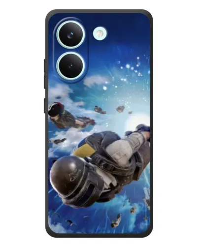 Чохол для Xiaomi Poco X8 Pro з картинкою «Десант PUBG — стрибок» Чохол для Xiaomi Poco X8 Pro з картинкою «Десант PUBG — стрибок»