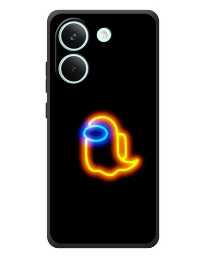 Чохол для Xiaomi Poco X8 Pro з картинкою «Among Us неонове сяйво»
