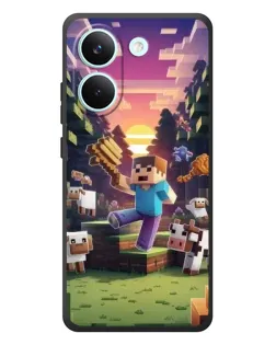 Чохол для Xiaomi Poco X8 Pro з картинкою «Стів на фермі» Чохол для Xiaomi Poco X8 Pro з картинкою «Стів на фермі»