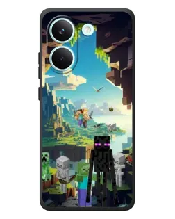 Чохол для Xiaomi Poco X8 Pro з картинкою «Ендермен у лісі»