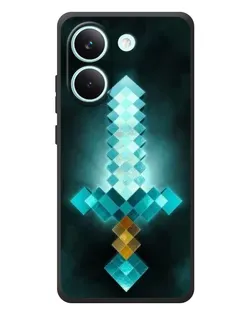 Чохол для Xiaomi Poco X8 Pro з картинкою «Алмазний меч неон»