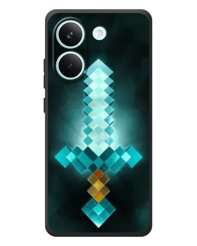 Чохол для Xiaomi Poco X8 Pro з картинкою «Алмазний меч неон»