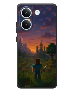 Чохол для Xiaomi Poco X8 Pro з картинкою «Стів біля вежі»