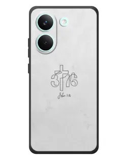 Чохол для Xiaomi Poco X8 Pro з картинкою «Івана 3:16 Хрест» Чохол для Xiaomi Poco X8 Pro з картинкою «Івана 3:16 Хрест»