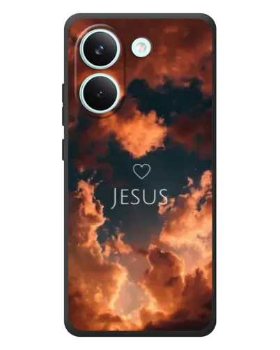 Чохол для Xiaomi Poco X8 Pro з картинкою «Сяйво Імені Jesus»