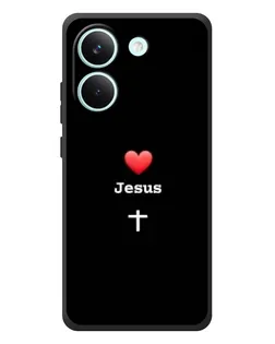 Чохол для Xiaomi Poco X8 Pro з картинкою «Серце - Jesus» Чохол для Xiaomi Poco X8 Pro з картинкою «Серце - Jesus»