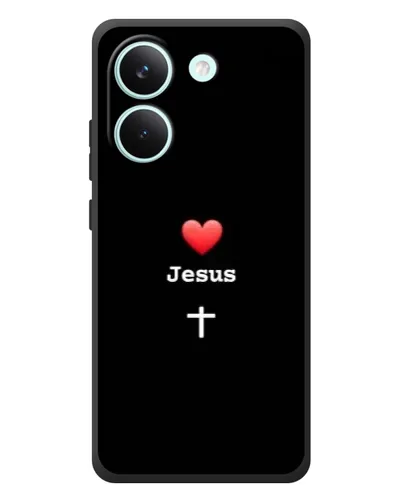 Чохол для Xiaomi Poco X8 Pro з картинкою «Серце - Jesus»