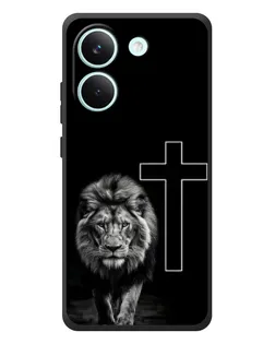 Чохол для Xiaomi Poco X8 Pro з картинкою «Лев та Хрест» Чохол для Xiaomi Poco X8 Pro з картинкою «Лев та Хрест»