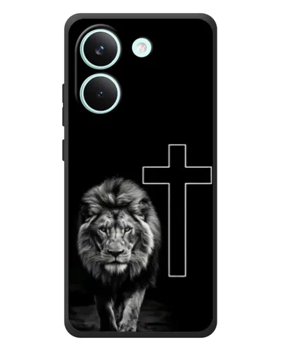 Чохол для Xiaomi Poco X8 Pro з картинкою «Лев та Хрест»