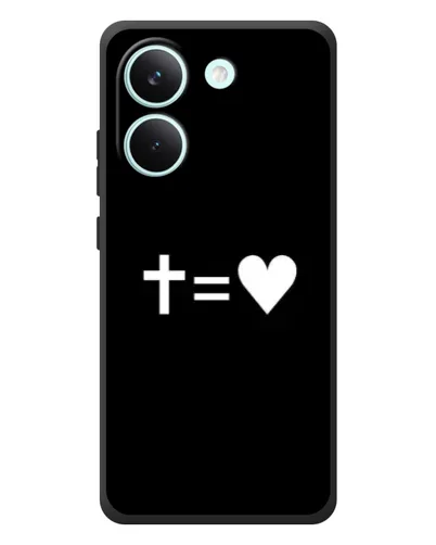 Чохол для Xiaomi Poco X8 Pro з картинкою «Хрест та Серце»