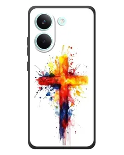 Чохол для Xiaomi Poco X8 Pro з картинкою «Акварельний хрест»