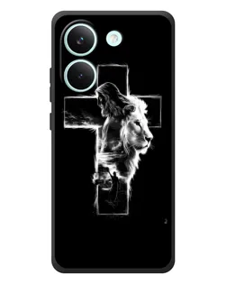 Чохол для Xiaomi Poco X8 Pro з картинкою «Сяючий хрест Jesus»