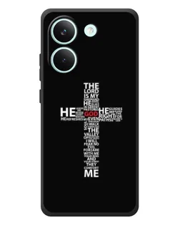 Чохол для Xiaomi Poco X8 Pro з картинкою «Текстовий хрест»