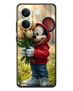 Чохол для Xiaomi Poco X8 Pro з картинкою «Міккі з тюльпанами» Чохол для Xiaomi Poco X8 Pro з картинкою «Міккі з тюльпанами»