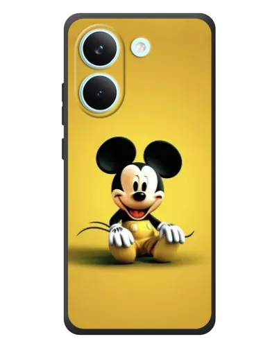 Чохол для Xiaomi Poco X8 Pro з картинкою «Міккі на жовтому»