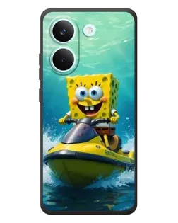 Чохол для Xiaomi Poco X8 Pro з картинкою «Спанч Боб на гідроциклі» Чохол для Xiaomi Poco X8 Pro з картинкою «Спанч Боб на гідроциклі»