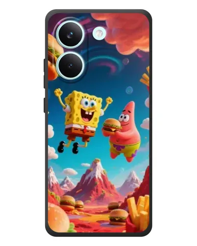 Чохол для Xiaomi Poco X8 Pro з картинкою «Космічний фастфуд»