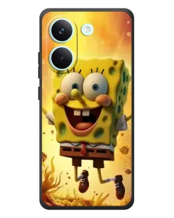 Чохол для Xiaomi Poco X8 Pro з картинкою «Губка Боб стрибає»