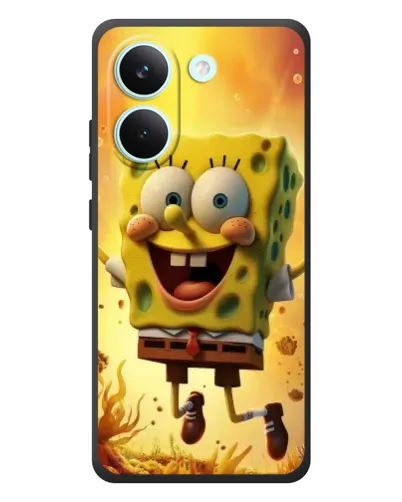 Чохол для Xiaomi Poco X8 Pro з картинкою «Губка Боб стрибає»