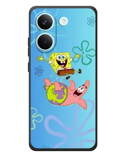 Чохол для Xiaomi Poco X8 Pro з картинкою «Спанч Боб та Патрік»