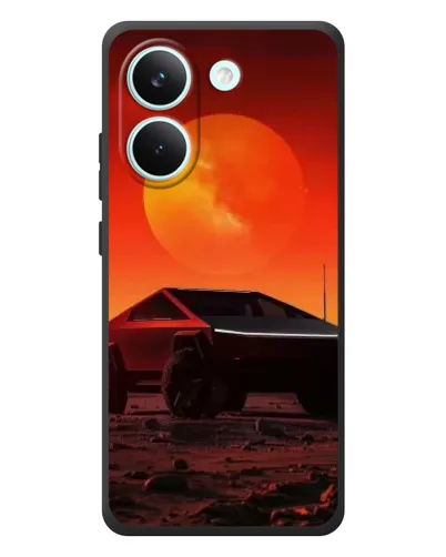 Чохол для Xiaomi Poco X8 Pro з картинкою «Cybertruck на Марсі»