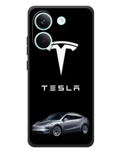 Чохол для Xiaomi Poco X8 Pro з картинкою «Tesla Model Y»