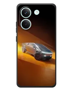Чохол для Xiaomi Poco X8 Pro з картинкою «Cybertruck у пустелі»